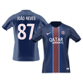 JOÃO NEVES #87 PSG Hazai Futball Mez 2025/26 Sötétkék