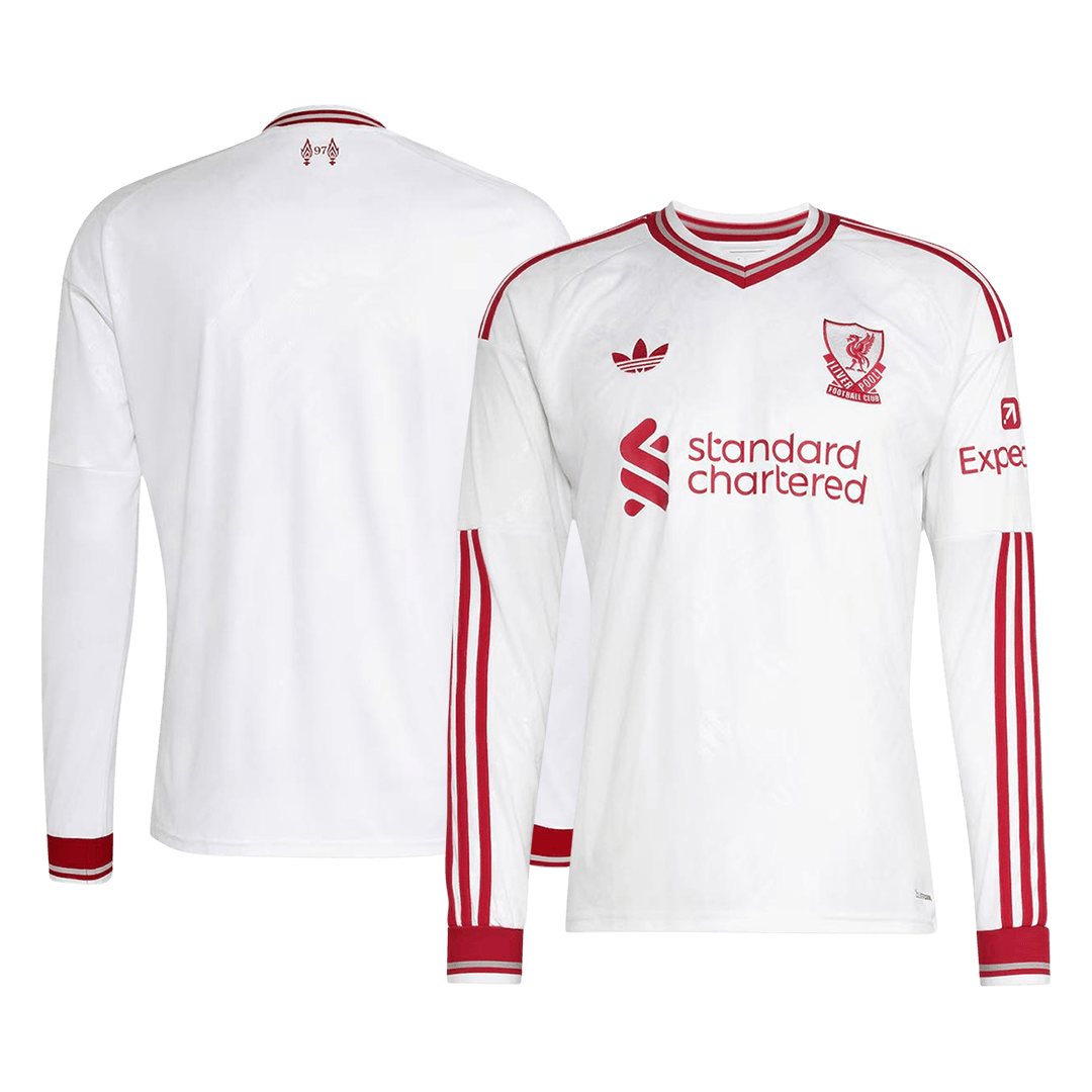 Liverpool Idegenbeli Hosszú Ujjú Mez 2026/27 Fehér
