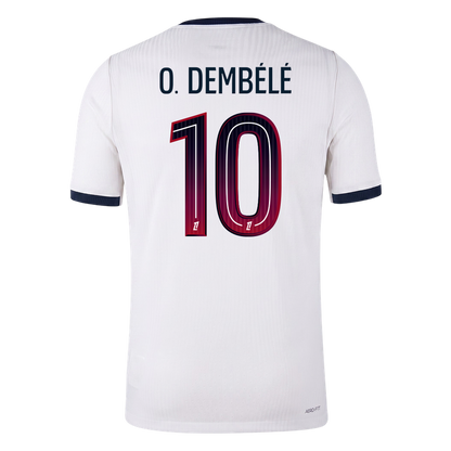 O. DEMBÉLÉ #10 PSG Játékos Verzió Idegenbeli Mez 2026/27 Fehér