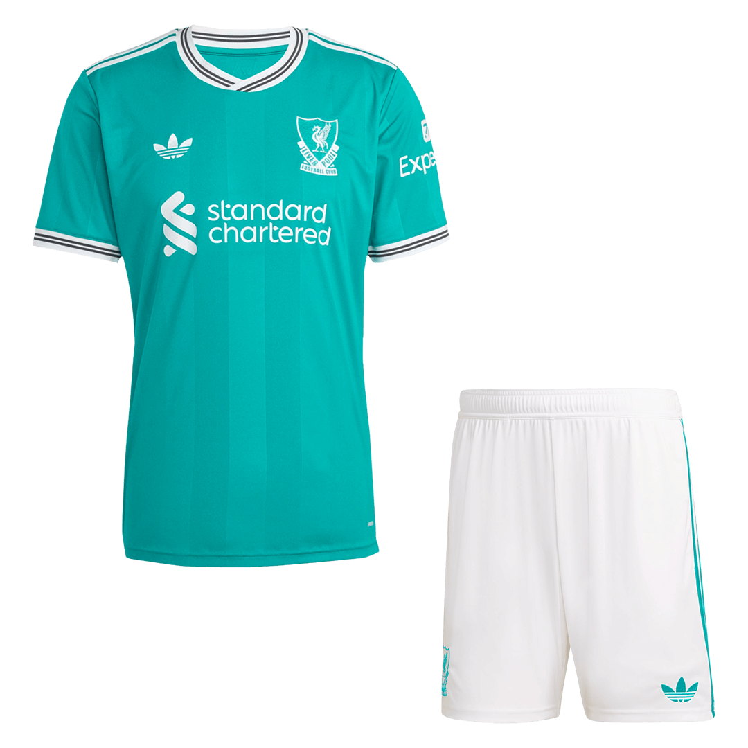 Liverpool Harmadik Mez Szett (Mez+Nadrág) 2025/26 Zöld