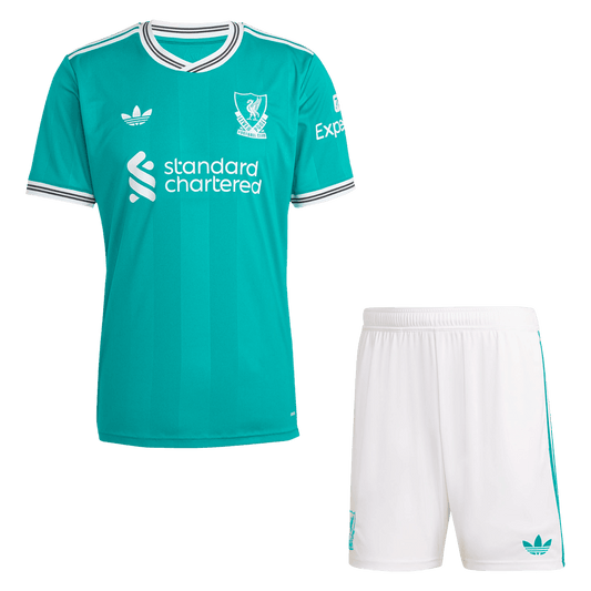 Liverpool Harmadik Mez Szett (Mez+Nadrág) 2025/26 Zöld