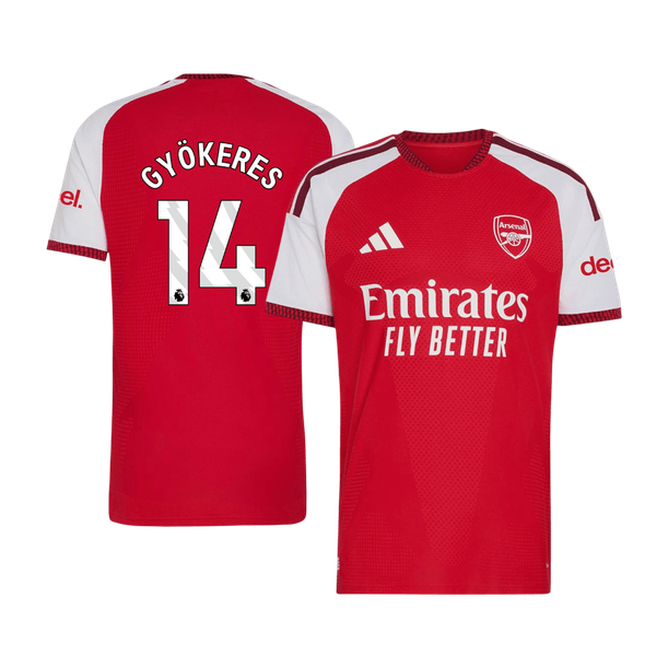 GYÖKERES #14 Arsenal Játékos Verzió Hazai Mez 2026/27 Piros