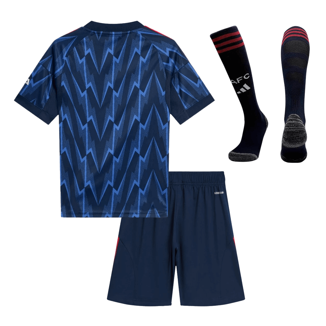 Arsenal Gyerek Idegenbeli Mez Készlet(Mez+Nadrág+Zokni) 2025/26 Kék