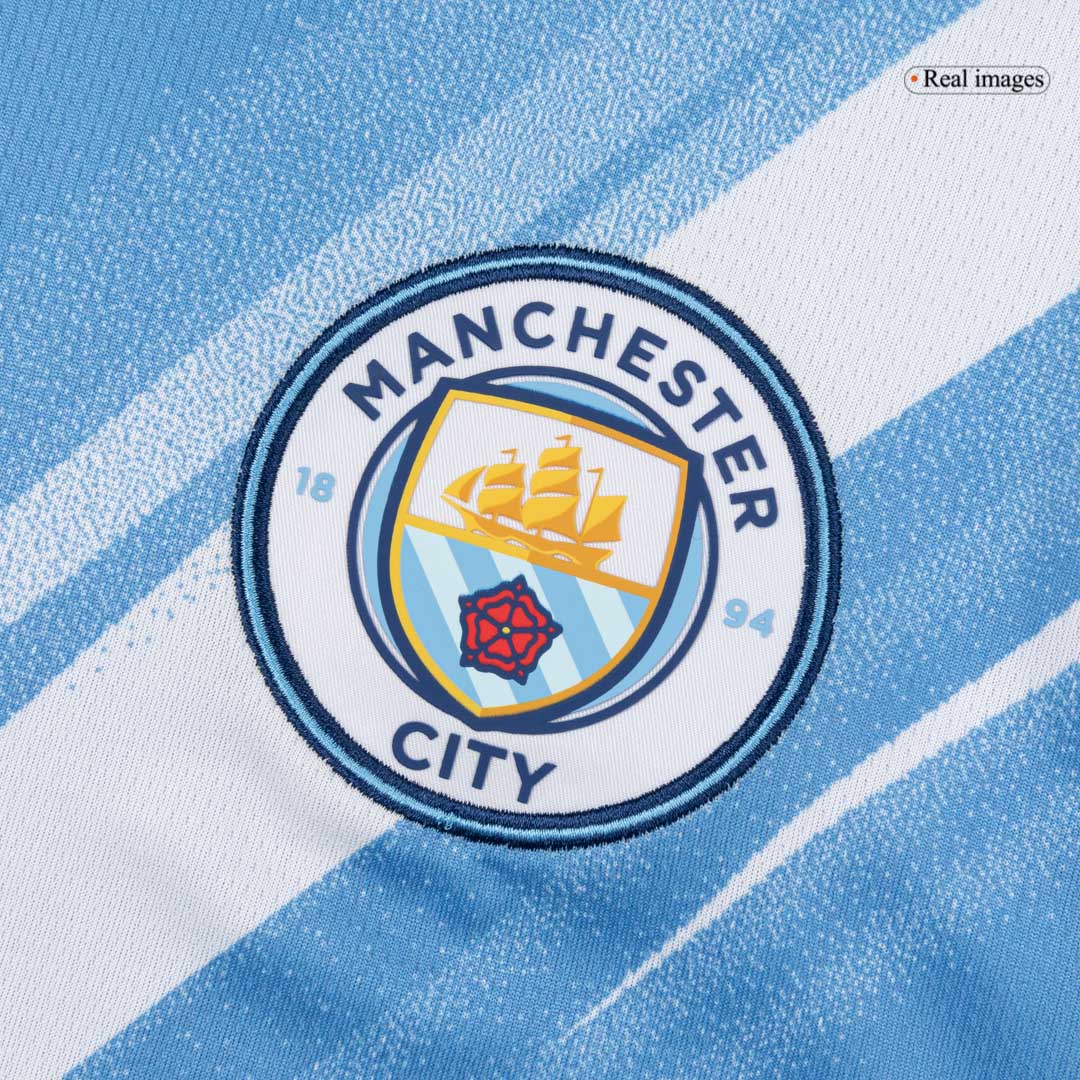 RODRIGO #16 Manchester City Otthoni Futball Mez 2025/26 Kék