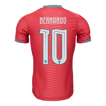 BERNARDO #10 Portugália Játékos Verzió Hazai Világbajnoki Mez 2026 Piros