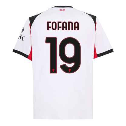 FOFANA #19 AC Milan Idegenbeli Mez 2025/26 Fehér