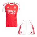 Arsenal Otthon Mez Szett (Mez + Nadrág) 2025/26-Piros