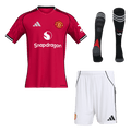 Manchester United Otthon Mez Szett (Mez+Nadrág+Zokni) 2025/26 Piros