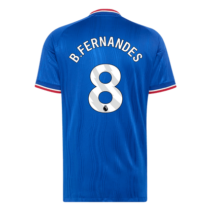B. FERNANDES #8 Manchester United Játékos Verzió Idegenbeli Mez 2026/27 Kék