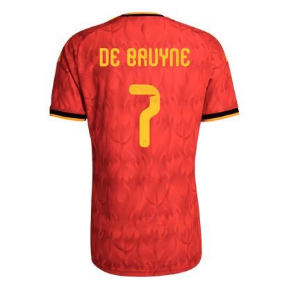DE BRUYNE #7 Belgium Hazai Világbajnoki Mez 2026 Piros