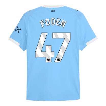FODEN #47 Manchester City Játékos Otthon Mez 2025/26 Kék