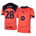 ROONY #28 Barcelona Idegenbeli Harmadik Mez 2025/26 Narancs