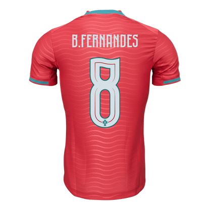 B.FERNANDES #8 Portugália Játékos Verzió Hazai Mez Világbajnoki 2026 Piros