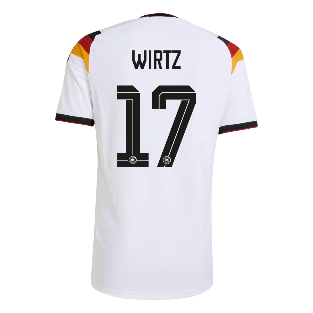 Játékos Verzió WIRTZ #17 Németország Hazai Világbajnoki Mez 2026 Fehér