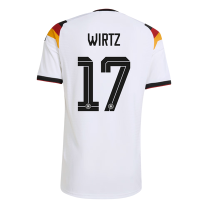 Játékos Verzió WIRTZ #17 Németország Hazai Világbajnoki Mez 2026 Fehér
