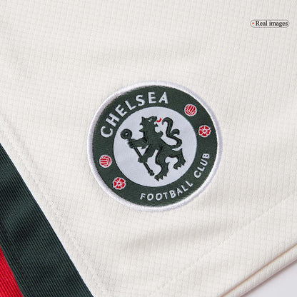 Chelsea Idegenbeli Soccer Rövidnadrág 25/26 Fehér