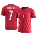 RONALDO #7 Portugália Hazai Világbajnoki Mez 2026 Piros