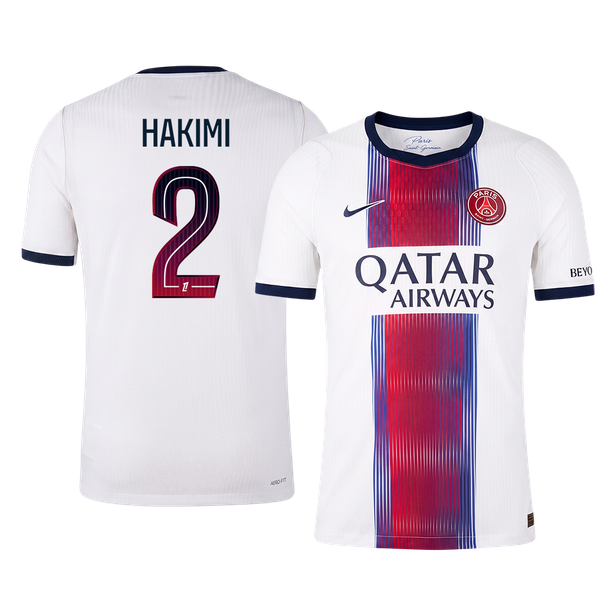 HAKIMI #2 PSG Játékos Verzió Idegenbeli Mez 2026/27 Fehér