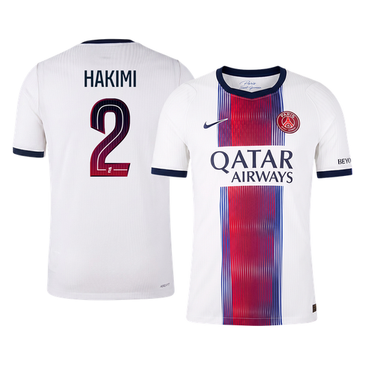 HAKIMI #2 PSG Játékos Verzió Idegenbeli Mez 2026/27 Fehér