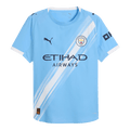 Manchester City Játékos Otthon Mez 2025/26 Kék