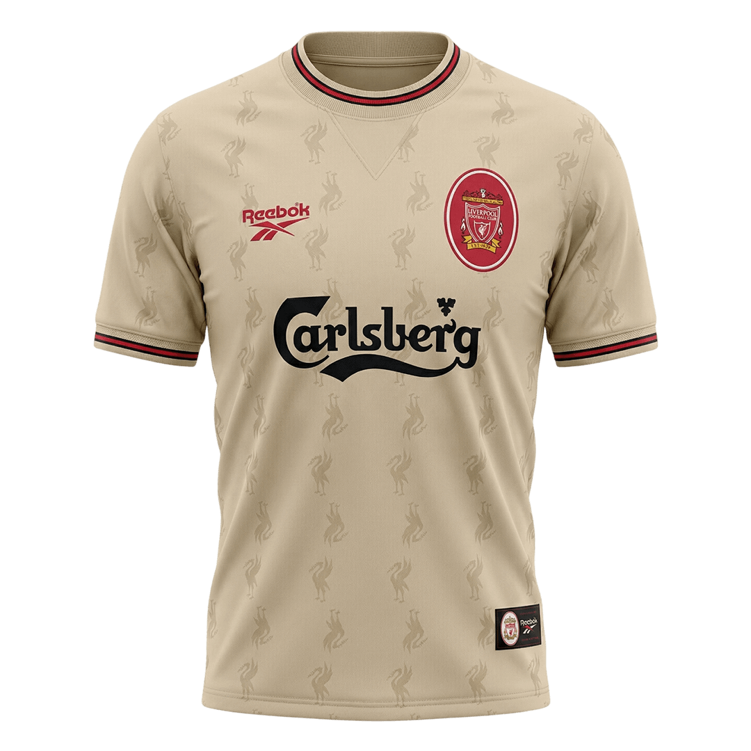Liverpool Idegenbeli Retro Futball Mez 1996/97 Sárga 2025/26