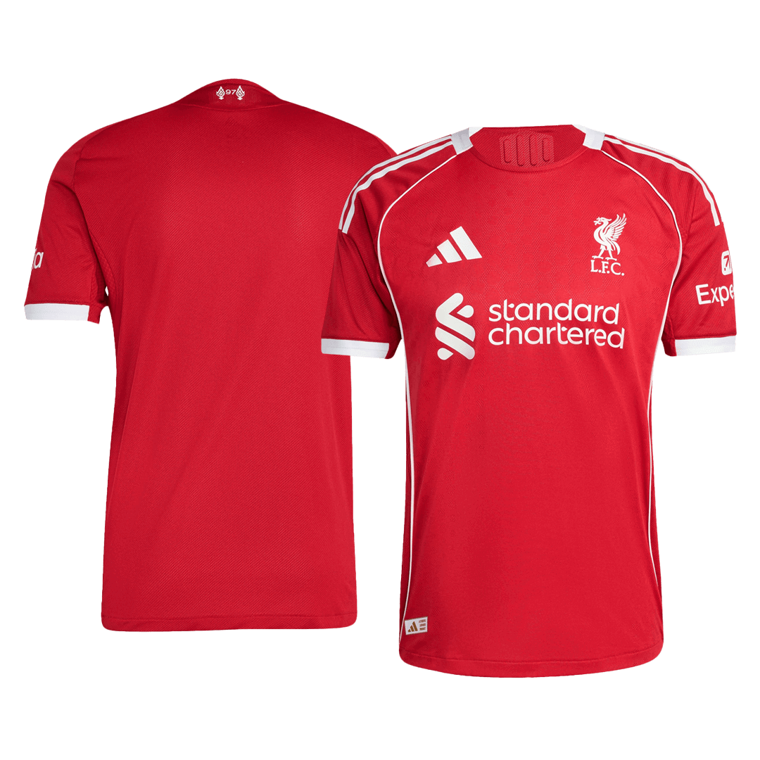 Játékos Liverpool Otthon Soccer Mez 25/26 Piros
