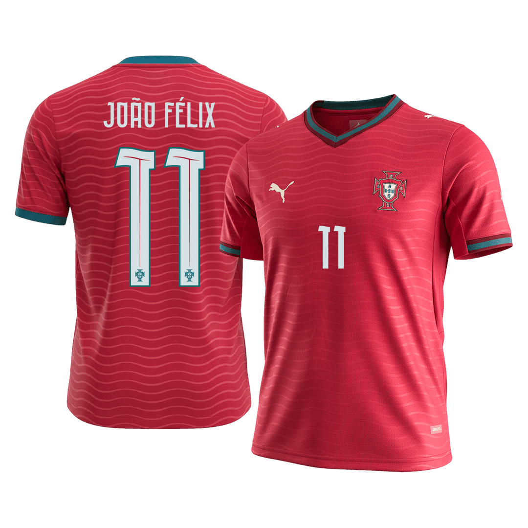 JOÃO FÉLIX #11 Portugália Hazai Futball Világbajnoki 2026 Piros
