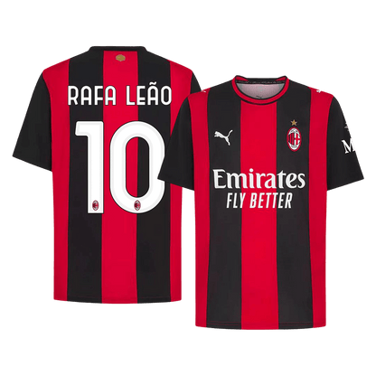 RAFA LEÃO #10 AC Milan Hazai Mez 2026/27 Piros&Fekete