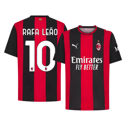 RAFA LEÃO #10 AC Milan Hazai Mez 2026/27 Piros&Fekete