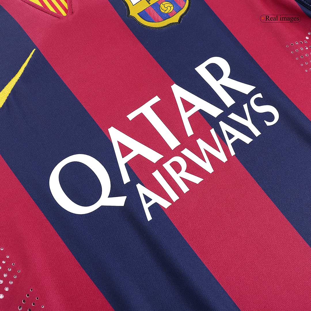 Barcelona Otthon Retro Futball Mez 2014/15 Piros&Kék