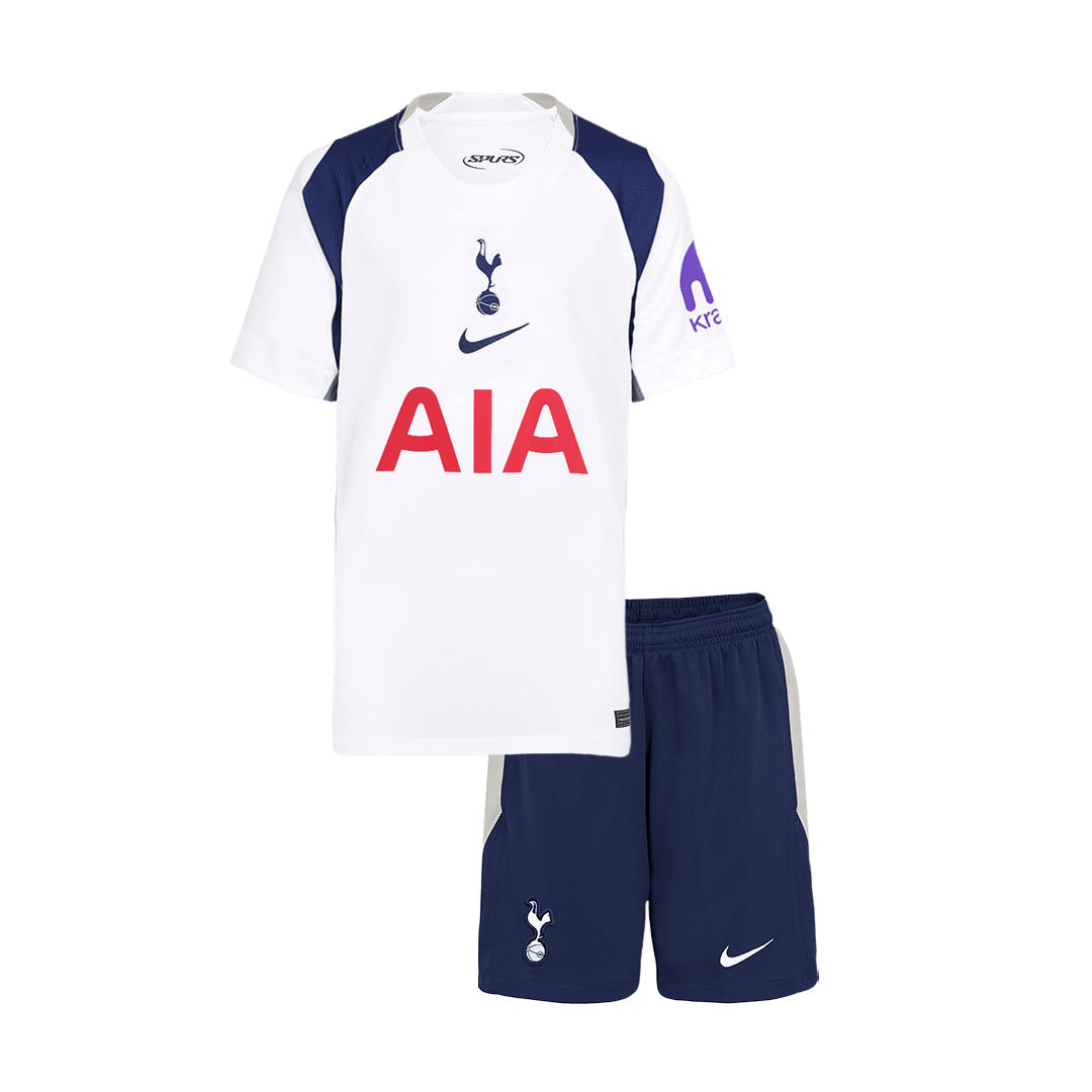 Tottenham Hotspur Gyerek Hazai Mez Készlet(Mez+Nadrág) 2025/26 Fehér