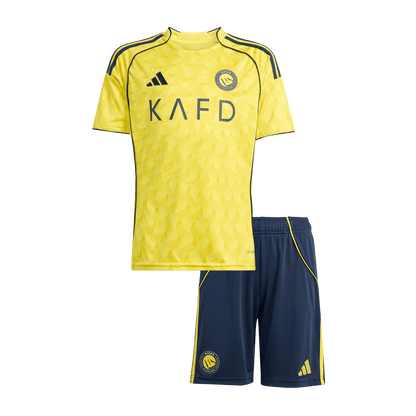 Gyerek Al Nassr Hazai Futballmez Készlet 25/26 Sárga 2025/26