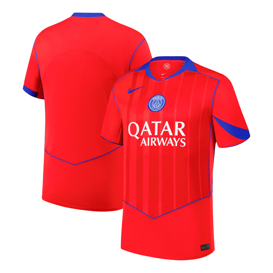 PSG Idegenbeli Harmadik Mez Szett (Mez+Nadrág) 2025/26 Piros