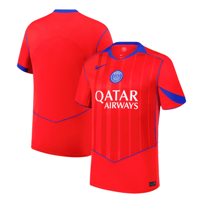 PSG Idegenbeli Harmadik Mez Szett (Mez+Nadrág) 2025/26 Piros