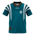 Németország Idegenbeli Retro Futball Mez 1996/97 Zöld