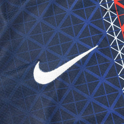 【Szuper Jó Minőségű】O.DEMBÉLÉ #10 PSG Otthon Soccer Mez 2025/26 Haditengerészet