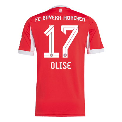 OLISE #17 Bayern Munich Otthon Mez 2025/26 Piros