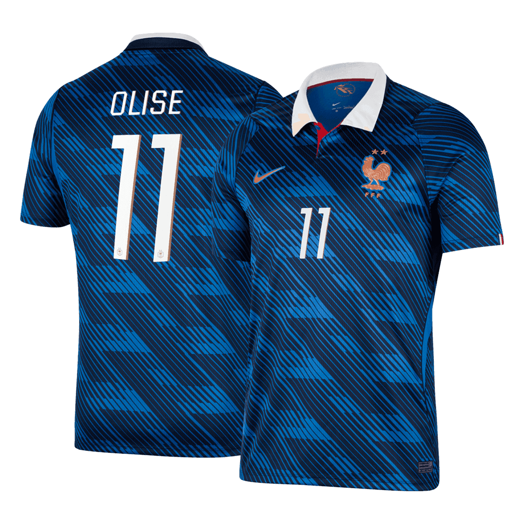 OLISE #11 Franciaország Hazai Világbajnoki Mez 2026 Kék