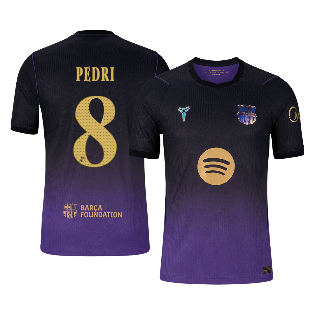 PEDRI #8 Barcelona Játékos Verzió Idegenbeli Mez 2026/27 - UCL