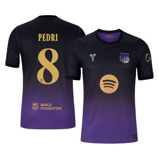 PEDRI #8 Barcelona Játékos Verzió Idegenbeli Mez 2026/27 - UCL