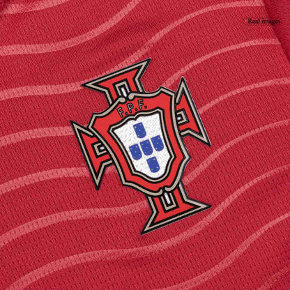 Portugália B. FERNANDES #8 Gyerek Hazai Világbajnokság Mez Készlet(Mez+Nadrág) 2026 Piros