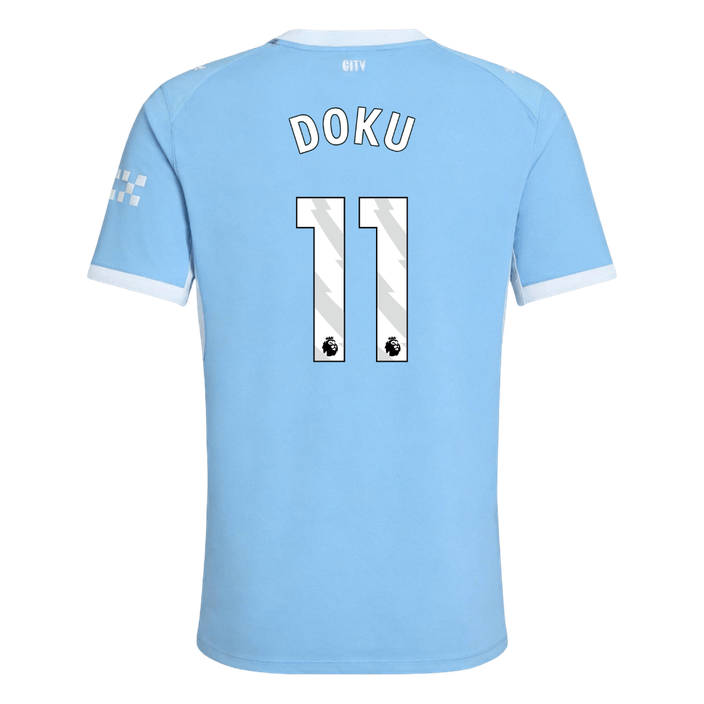 DOKU #11 Manchester City Játékos Verzió Hazai Mez 2026/27 Kék
