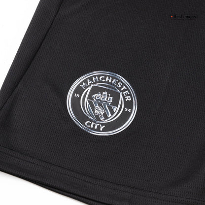 Manchester City Idegenben Rövidnadrág 2025/26 Fekete