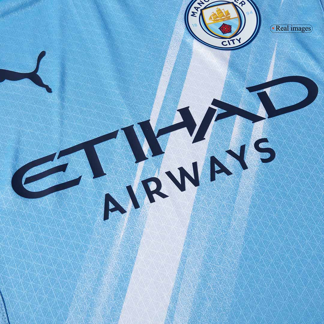 RODRIGO #16 Manchester City Játékos Otthon Mez 2025/26 Kék
