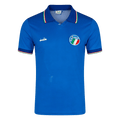 Olaszország Hazai Retro Futball Mez 1990 Kék