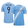 HAALAND #9 Manchester City Otthoni Futball Mez 2025/26 Kék