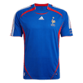 Franciaország Hazai Retro Futball Mez 2006 Kék