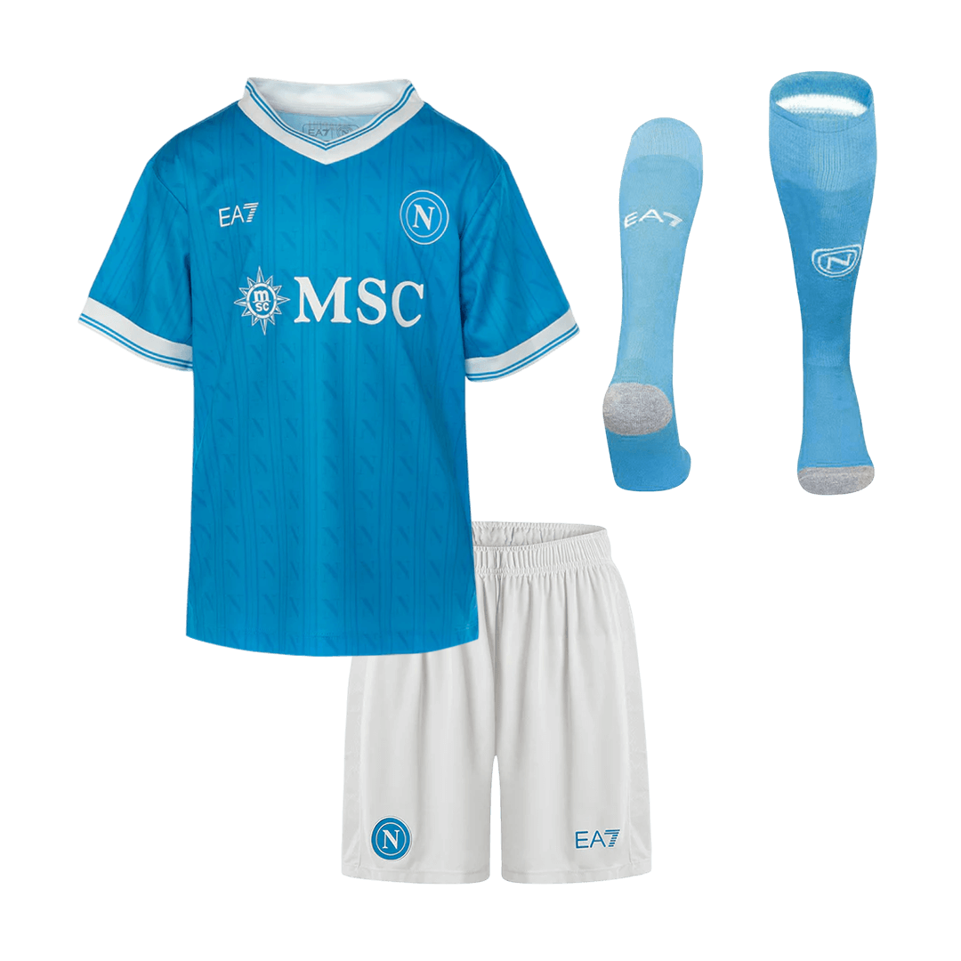 Napoli Gyerek Hazai Mez Készlet(Mez+Nadrág+Zokni) 2025/26 Kék
