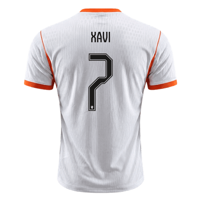 XAVI #7 Hollandia Játékos Verzió Idegenbeli Mez Világbajnoki 2026 Fehér