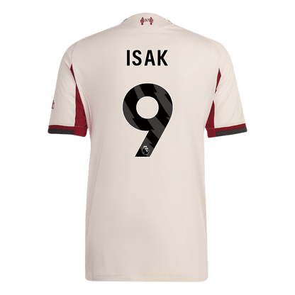 ISAK ##9 Liverpool Játékos Idegenbeli Mez 2025/26 Fehér